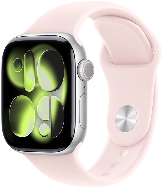 Armband Apple Watch 42mm Hellrosa Sportarmband - S/M ...