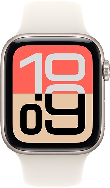 Smartwatch Apple Watch SE 3 40 mm Aluminium Polarstern mit Sportarmband Polarstern - M / L ...