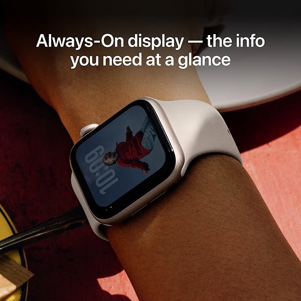 Smartwatch Apple Watch SE 3 40 mm Aluminium Polarstern mit Sportarmband Polarstern - M / L ...