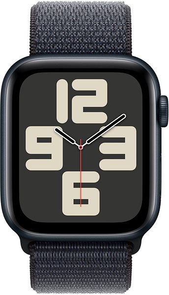 Smart Watch Apple Watch SE 44mm Midnight Aluminium Case with Ink Sport Loop ...