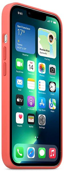 Handyhülle Apple iPhone 13 Pro Silikon Case mit MagSafe - Gelborange ...