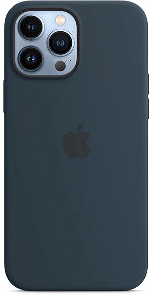 Handyhülle Apple iPhone 13 Pro Max Silikon Case mit MagSafe - Abyssblau ...