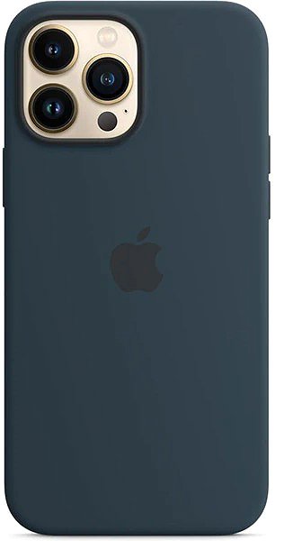 Handyhülle Apple iPhone 13 Pro Max Silikon Case mit MagSafe - Abyssblau ...