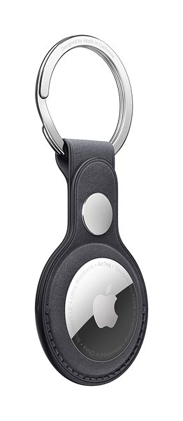 AirTag Schlüsselanhänger Apple FineWoven AirTag Schlüsselanhänger schwarz Seitlicher Anblick