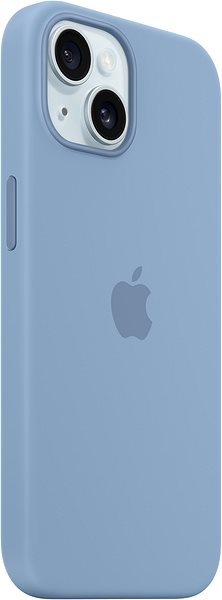 Handyhülle Apple iPhone 15 Silikonhülle mit MagSafe eisblau ...