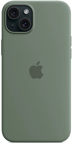 Handyhülle Apple iPhone 15 Plus Silikonhülle mit MagSafe zypressengrün ...