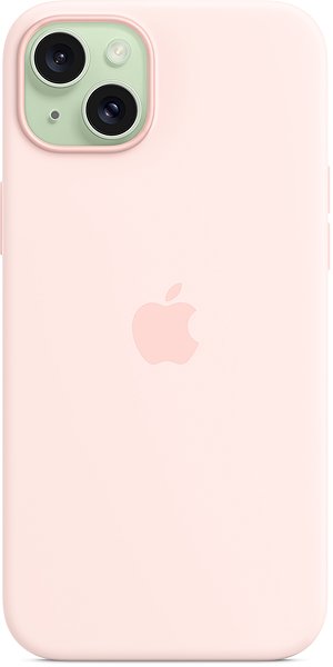 Handyhülle Apple iPhone 15 Plus Silikonhülle mit MagSafe hellrosa ...