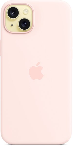 Handyhülle Apple iPhone 15 Plus Silikonhülle mit MagSafe hellrosa ...