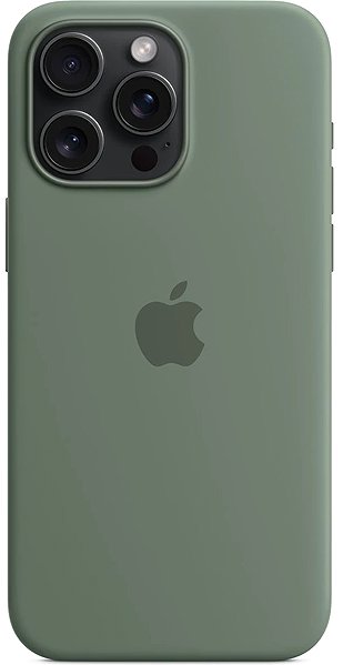 Handyhülle Apple iPhone 15 Pro Max Silikonhülle mit MagSafe zypressengrün ...
