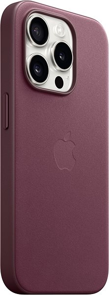 Handyhülle Apple iPhone 15 Pro FineWoven Hülle mit MagSafe maulbeerrot ...
