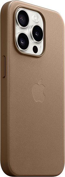 Handyhülle Apple iPhone 15 Pro FineWoven-Stoff Handyhülle mit MagSafe rauchfarben ...