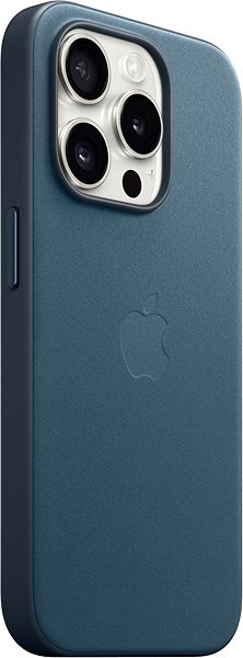 Telefon tok Apple iPhone 15 Pro FineWoven-szövet óceánkék MagSafe tok ...