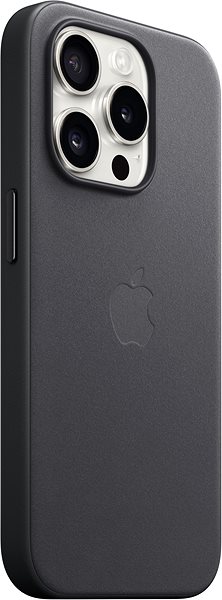 Telefon tok Apple iPhone 15 Pro MagSafe fekete FineWoven szövet tok ...