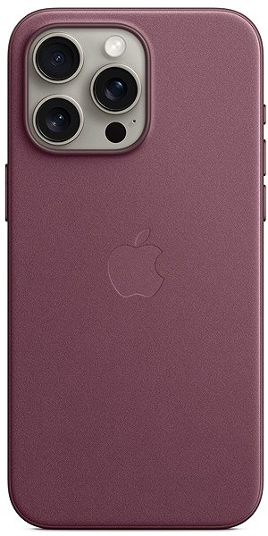 Handyhülle Apple iPhone 15 Pro Max FineWoven-Stoff Handyhülle mit MagSafe maulbeerrot ...