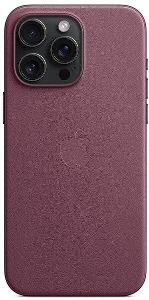 Handyhülle Apple iPhone 15 Pro Max FineWoven-Stoff Handyhülle mit MagSafe maulbeerrot ...