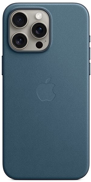 Handyhülle Apple iPhone 15 Pro Max FineWoven-Stoff Handyhülle mit MagSafe pazifikblau ...