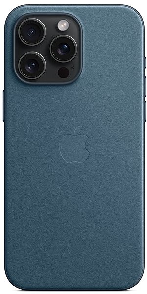 Handyhülle Apple iPhone 15 Pro Max FineWoven-Stoff Handyhülle mit MagSafe pazifikblau ...