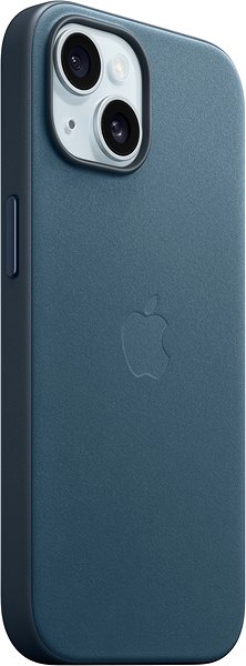 Handyhülle Apple iPhone 15 FineWoven-Stoff Handyhülle mit MagSafe pazifikblau ...