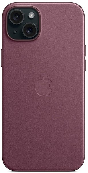 Handyhülle Apple iPhone 15 Plus FineWoven-Stoff Handyhülle mit MagSafe maulbeerrot ...