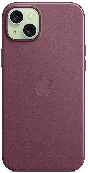 Handyhülle Apple iPhone 15 Plus FineWoven-Stoff Handyhülle mit MagSafe maulbeerrot ...