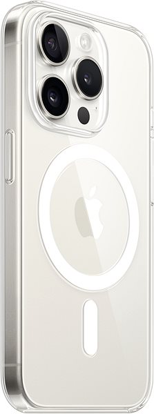 Telefon tok Apple iPhone 15 Pro MagSafe átlátszó tok ...
