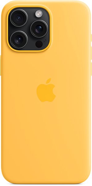 Handyhülle Apple iPhone 15 Pro Max Silikonhülle mit MagSafe raygelb ...