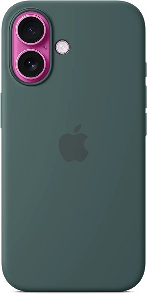 Telefon tok Apple iPhone 16 MagSafe zöld szilikon tok ...