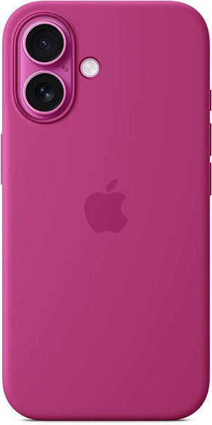 Handyhülle Apple iPhone 16 Silikon Case mit MagSafe – Fuchsia ...