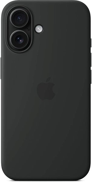 Handyhülle Apple iPhone 16 Silikon Case mit MagSafe – Schwarz ...