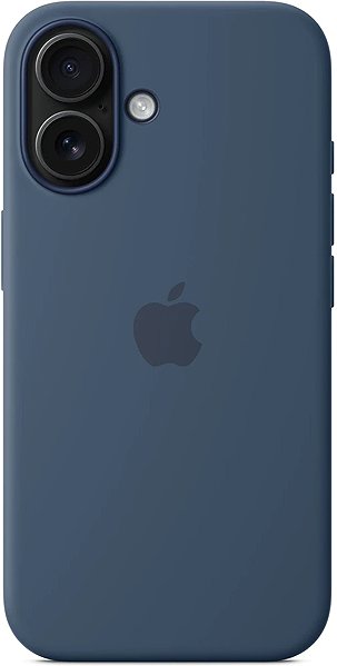 Handyhülle Apple iPhone 16 Silikon Case mit MagSafe – Denim ...