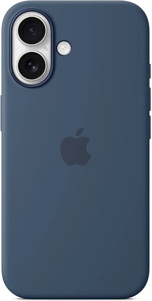 Handyhülle Apple iPhone 16 Silikon Case mit MagSafe – Denim ...