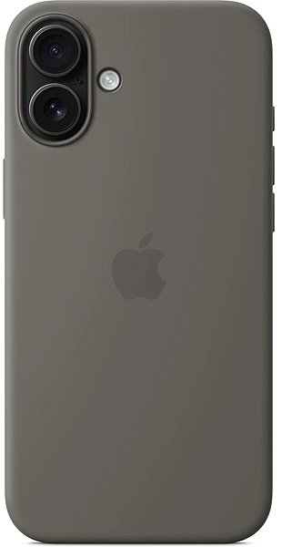 Handyhülle Apple iPhone 16 Plus Silikon Case mit MagSafe – Steingrau ...