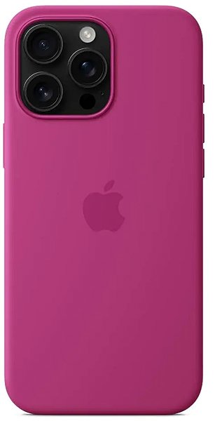 Handyhülle Apple iPhone 16 Pro Silikon Case mit MagSafe – Fuchsia ...