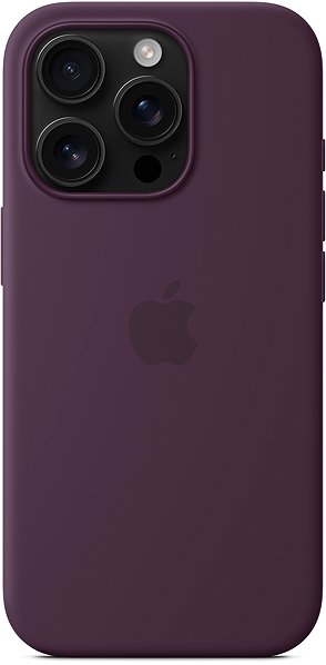 Handyhülle Apple iPhone 16 Pro Silikon Case mit MagSafe – Pflaume ...