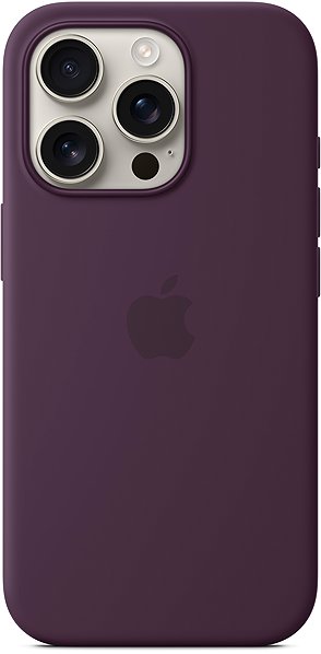 Handyhülle Apple iPhone 16 Pro Silikon Case mit MagSafe – Pflaume ...