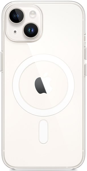Telefon tok Apple iPhone 14 átlátszó tok MagSafe funkcióval ...
