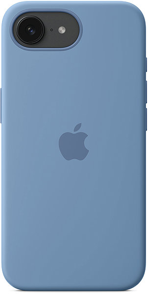 Handyhülle Apple Silikonhülle für iPhone 16e eisblau ...