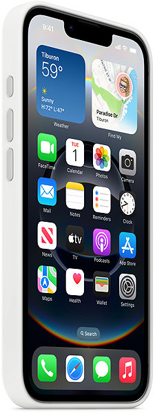 Handyhülle Apple Silikonhülle für iPhone 16e weiß ...