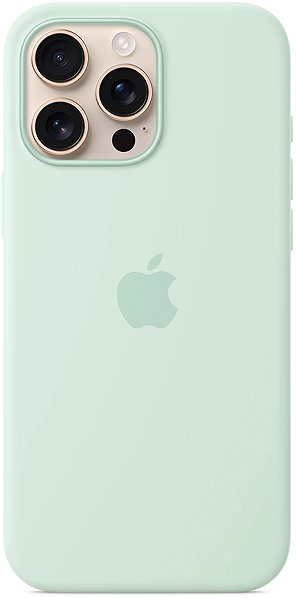Telefon tok Apple iPhone 16 Pro Max szilikon akvamarin MagSafe tok ...