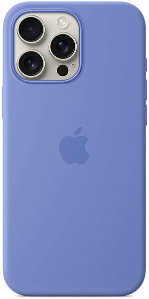 Handyhülle Apple Silikonhülle mit MagSafe auf iPhone 16 Pro Max Farbe lila ...
