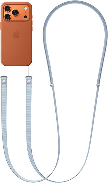 Schlüsselband für Telefon Apple Crossbody Gurt hellblau ...