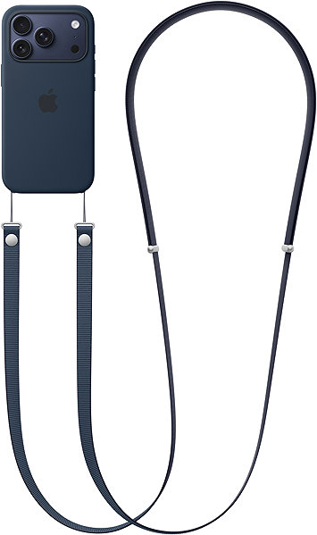 Schlüsselband für Telefon Apple Crossbody Gurt blau ...
