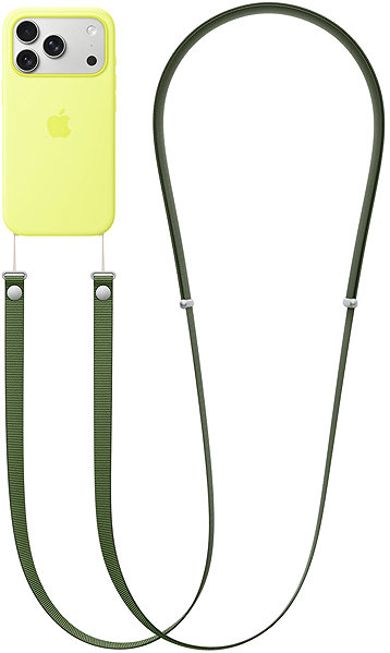 Telefon nyakpánt Apple Crossbody pánt Zöld ...