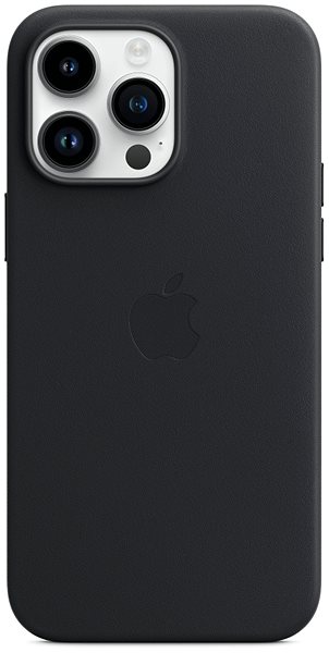 Telefon tok Apple iPhone 14 Pro Max bőr tok MagSafe sötét tinta ...