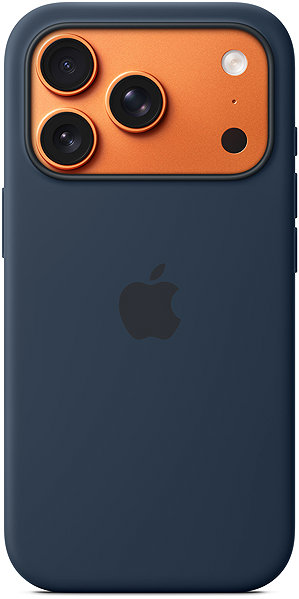 Handyhülle Apple iPhone 17 Pro Silikon Case mit MagSafe - Mitternacht ...
