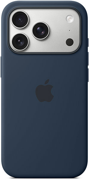Handyhülle Apple iPhone 17 Pro Silikon Case mit MagSafe - Mitternacht ...