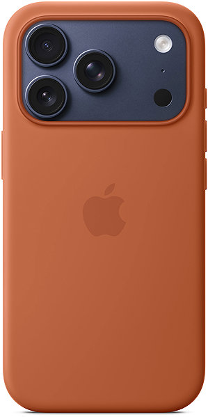 Telefon tok Apple MagSafe-rögzítésű iPhone 17 Pro-szilikontok Terrakotta ...