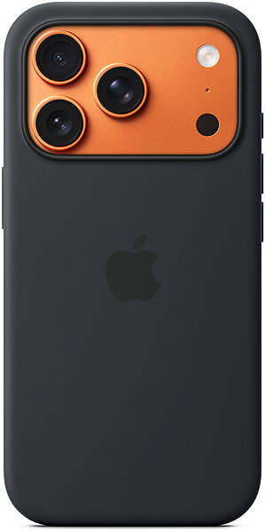 Handyhülle Apple Silikonhülle mit MagSafe auf iPhone 17 Pro schwarz ...