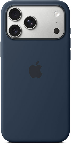 Handyhülle Handyhülle Apple Silikonhülle mit MagSafe auf iPhone 17 Pro Max Blau ...