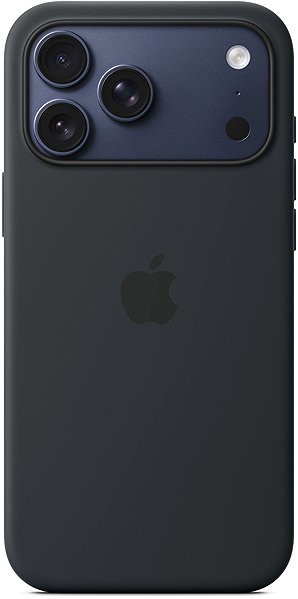 Handyhülle Apple Silikonhülle mit MagSafe auf iPhone 17 Pro Max schwarz ...